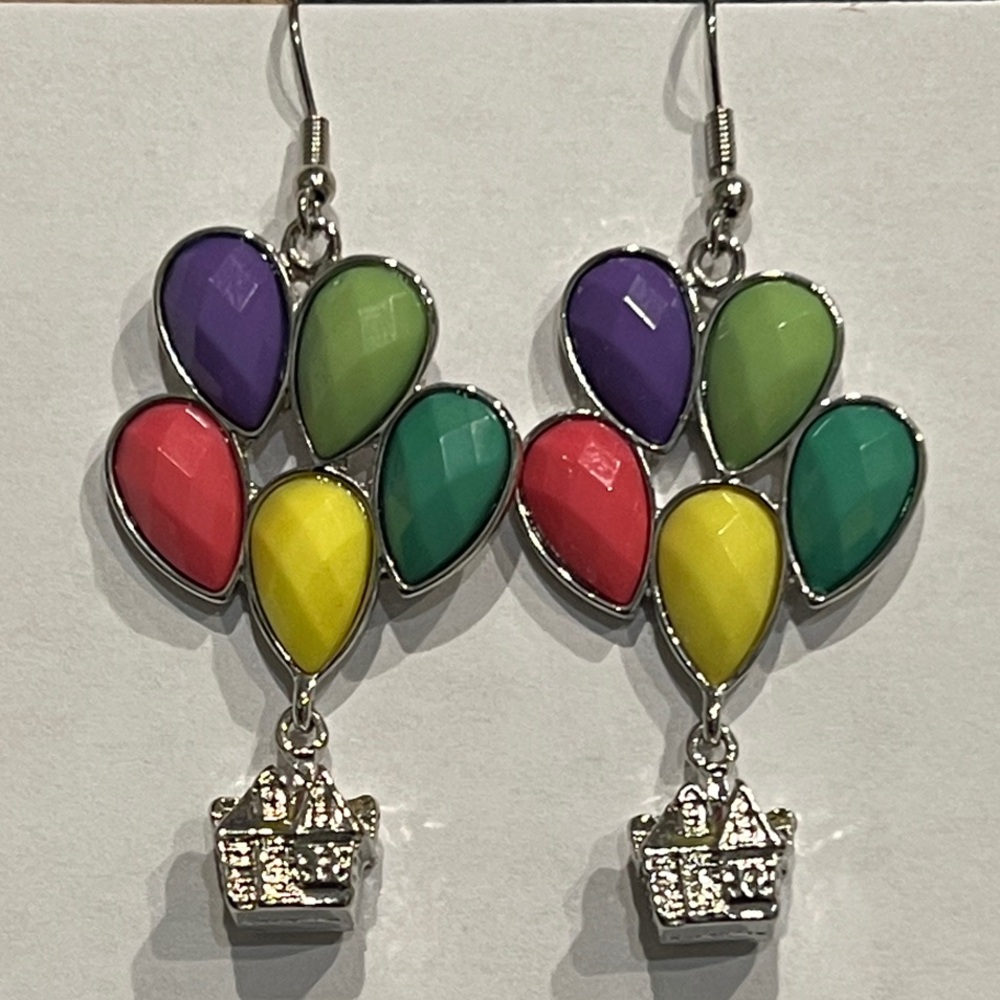 Disney/Pixar UP balloon house earrings